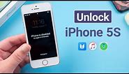 How to Unlock iPhone 5S If You Forgot Passcode!