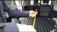 Cargo/load area dimensions in a 2013-2019 Peugeot Partner L1 electric van