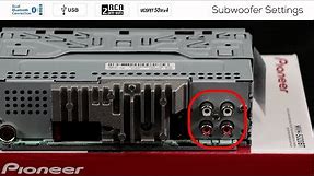 How To - Subwoofer Controls - Pioneer 2 RCA Audio Receivers 2020
