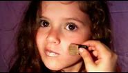 Everyday Natural Make-Up Tutorial by Emma, cute little kid 6 years old makeup