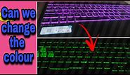 Can we change the keyboard light colour || how to change hp pavilion keyboard light ||keyboard light
