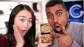A gold-plated iPhone!