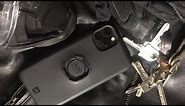 Quad lock iPhone 11 pro max mount.