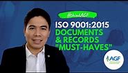What to Document in ISO 9001:2015 Clause 4.0 up to 6.0.