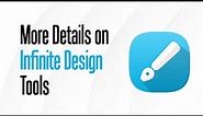 More details on infinite Design tools, smartphone vector Graphics