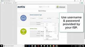 How to configure netis router