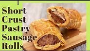 Shortcrust pastry sausage rolls