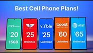 9 Best Cell Phone Plans End of 2023!