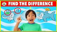 Spot The Difference Game for Kids with Ryan!