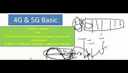 4G5G Basic Part 1 || Symbol || Bit || Analog || Digital || Signal || Logical || Physical