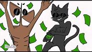 []Money meme[] Cartoon cat and Siren head[] :v？？？？