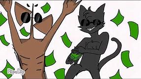 []Money meme[] Cartoon cat and Siren head[] :v？？？？