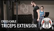 How To: Cross-Cable Triceps Extension | Stepped Back vs Stepped Close