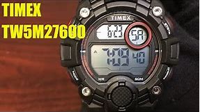 Timex Digital A-Game Classic Digital Black Band Watch TW5M27600