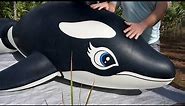 Giant Inflatable Whale Pool Toy Made of Latex Rubber