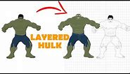 How to Draw Hulk For Cricut