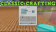Minecraft Xbox 360 + PS3 - HOW TO USE CLASSIC CRAFTING GUIDE