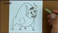 How to draw Ferdinand the Bull(John Cena)Coloring/Drawing For Everyone37