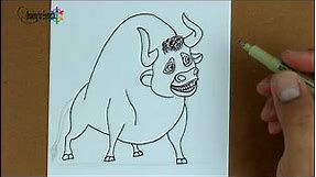How to draw Ferdinand the Bull(John Cena)Coloring/Drawing For Everyone37