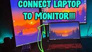 How To Connect External Monitor To A Gaming Laptop