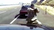 Deadly gunbattle with state trooper - caught on tape