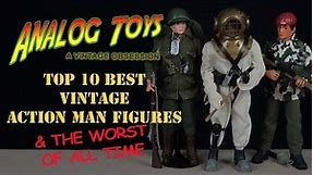 Top 10 Vintage Action Man Figures - Palitoy Best Of All Time Collection