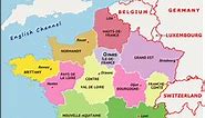 France Regions  and Capitals List and Map | List of Regions  and Capitals in France