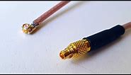 Tutorial 1: How to solder a MMCX connector from an old antenna to a new one
