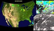 2010 US weather radar and satellite animation