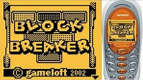 Block Breaker OLD JAVA GAME Gameloft 2002 year FULL WALKTHROUGH (Siemens M50 and Siemens SL45i)