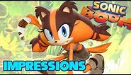 Sticks the Badger (New Sonic Boom Character) - IMPRESSIONS