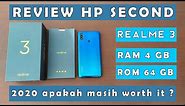 HP Second REALME 3 RAM 4GB dgn Harga Pas Dikantong & Spesifikasi Cukup Memuaskan