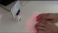 World's Most Advanced Laser Projected Keyboard
