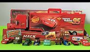 Disney Collector of Pixar Cars Mack Carry Case Cars 2 Hauler Playset Playcase Toys R Us opening