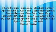 iPhone 5C Case, Caseology [Clearback Bumper] Apple iPhone 5C Case [DIY Customization] [Pink] Scratch
