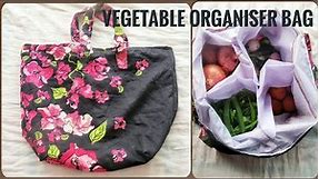 Vegetable organiser bag || DIY grocery bag || how to make eco friendly market bag || DIY affinity