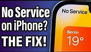 My iPhone Says No Service! Here's The REAL Fix!