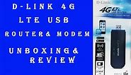 D-Link 4G LTE Wireless USB Router DWR-910 Unboxing & Review
