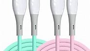 [Apple MFi Certified] iPhone Charger Fast Charging,2Pack 6 FT Lightning Cable Apple Charging Cable High Speed USB Cable Compatible iPhone 14/13/12/11 Pro Max/XS MAX/XR/XS/X/8-multicolor