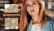 MUSECLOUD 14K Gold Plated Initial Necklace