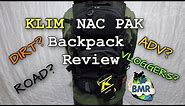 KLIM Nac Pak Backpack Product Review: Possibly The Most Useful Motorcycle Back Pack Yet.