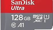 [Older Version] SanDisk 128GB Ultra MicroSDXC UHS-I Memory Card with Adapter - 100MB/s, C10, U1, Full HD, A1, Micro SD Card - SDSQUAR-128G-GN6MA
