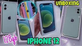 Meu novo celular ✨~IPHONE 12~ Verde -128gb - Unboxing, abrindo, green,review… #iphone #iphone12