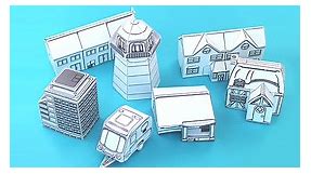Houses and Homes Paper Models Pack