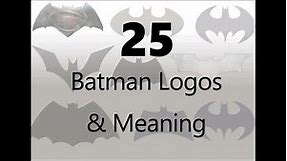 Batman Logos and Meaning