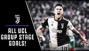 ALL GOALS! | JUVENTUS 2019/20 UEFA CHAMPIONS LEAGUE GROUP STAGE