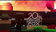 20th Century Fox logo made out of Lego