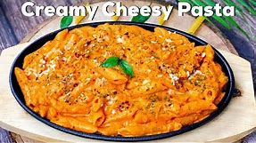 Creamy Cheesy Red Sauce Pasta | Red Sauce Pasta | Cheesy Pasta | Flavourful Food By Priya