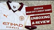 Man City 2023/24 away shirt Unboxing & Review