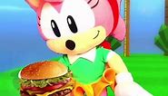 Amy Burger #fy #fyp #fypage #foryou #foryourpage #nintendo #memes #sonic #sonicthehedgehog #sonicboom